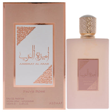 Ameerat Al Arab - Prive Rose by Lattafa for Women - 3.4 oz EDP Spray