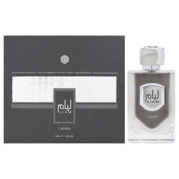 Liam Grey by Lattafa for Unisex - 3.4 oz EDP Spray