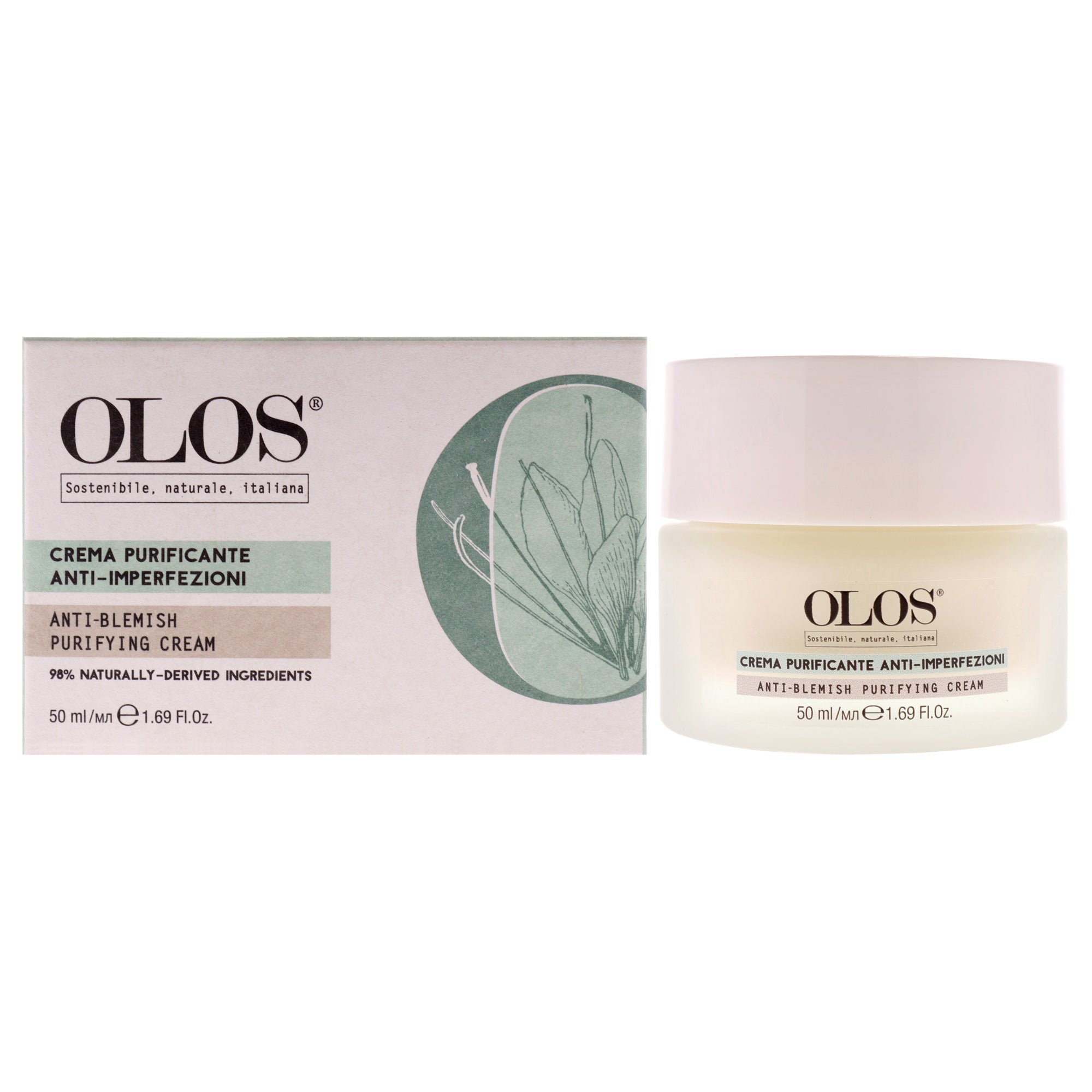 Anti-Blemish Purifying Cream by Olos for Unisex - 1.69 oz Cream