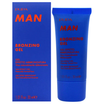 Bronzing Gel Tan Effect - 002 - Medium-Dark Skin by Pupa Milano for Men - 1.01 oz Bronzer