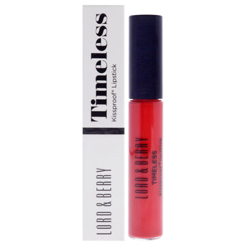 Timeless Kissproof Lipstick - 6425 Bold Red by Lord and Berry for Women - 0.23 oz Lipstick