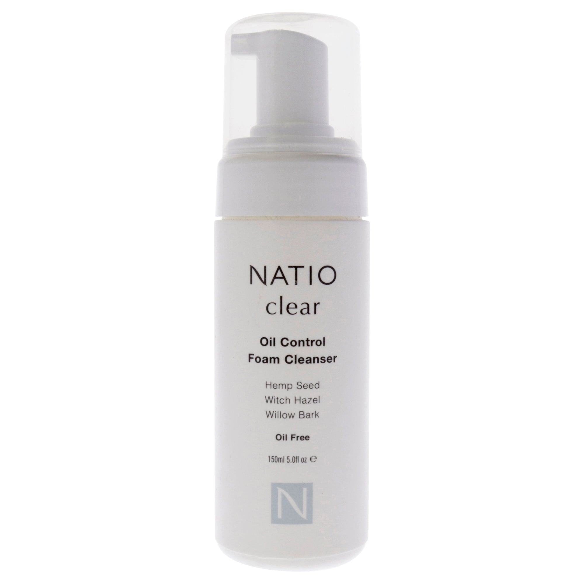 Clear Oil Control Foam Cleanser by Natio for Women - 5 oz Cleanser