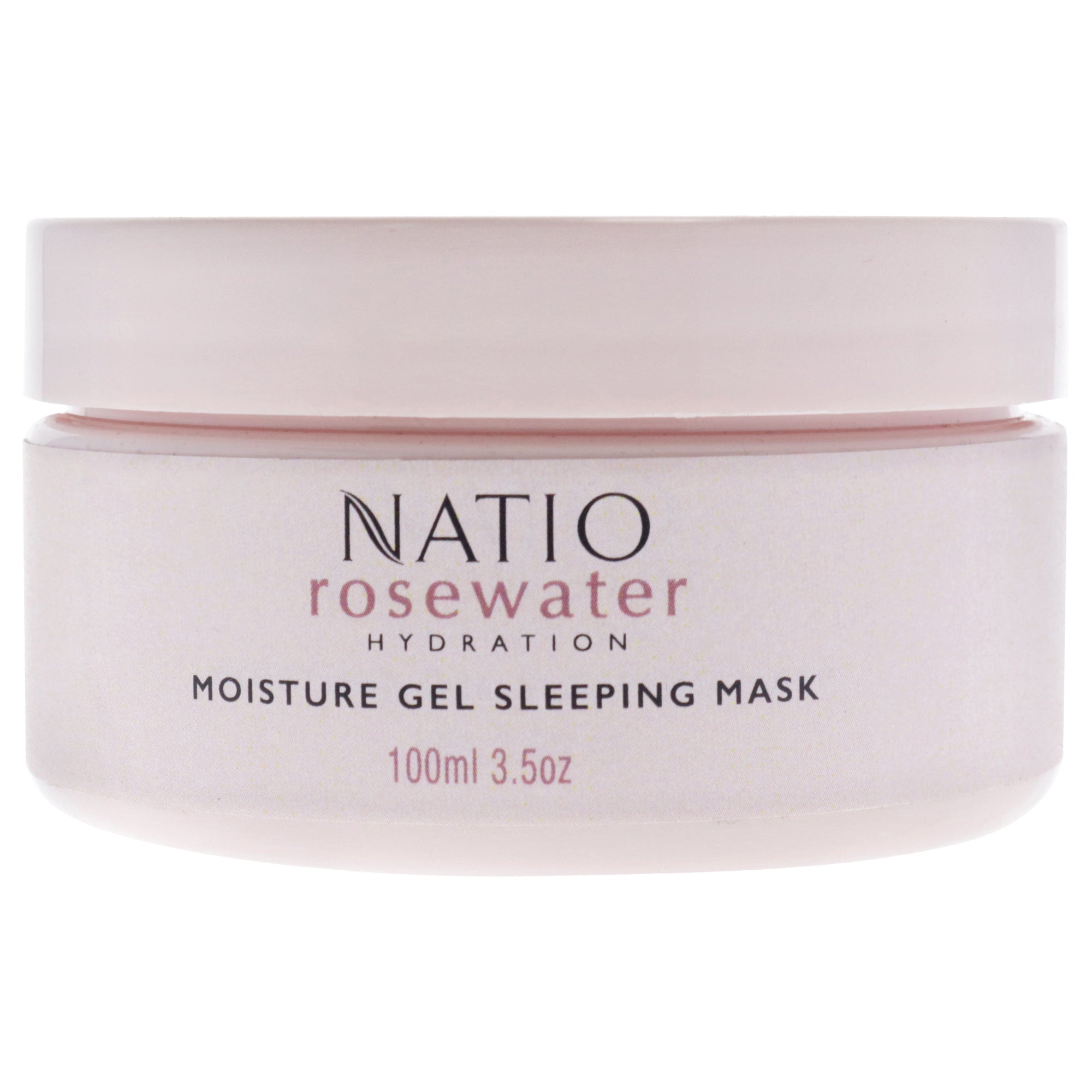 Rosewater Hydration Moisture Gel Sleeping Mask by Natio for Women - 3.5 oz Gel