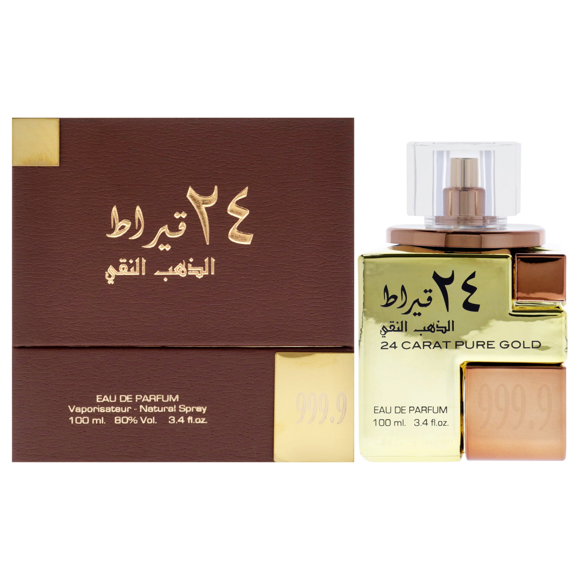 24 Carat - Pure Gold by Lattafa for Women - 3.4 oz EDP Spray