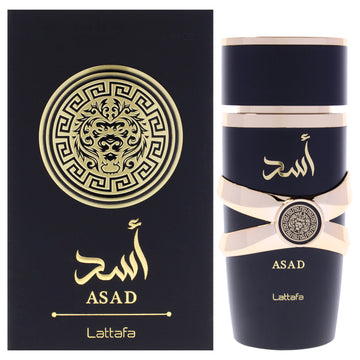 Asad by Lattafa for Men - 3.4 oz EDP Spray