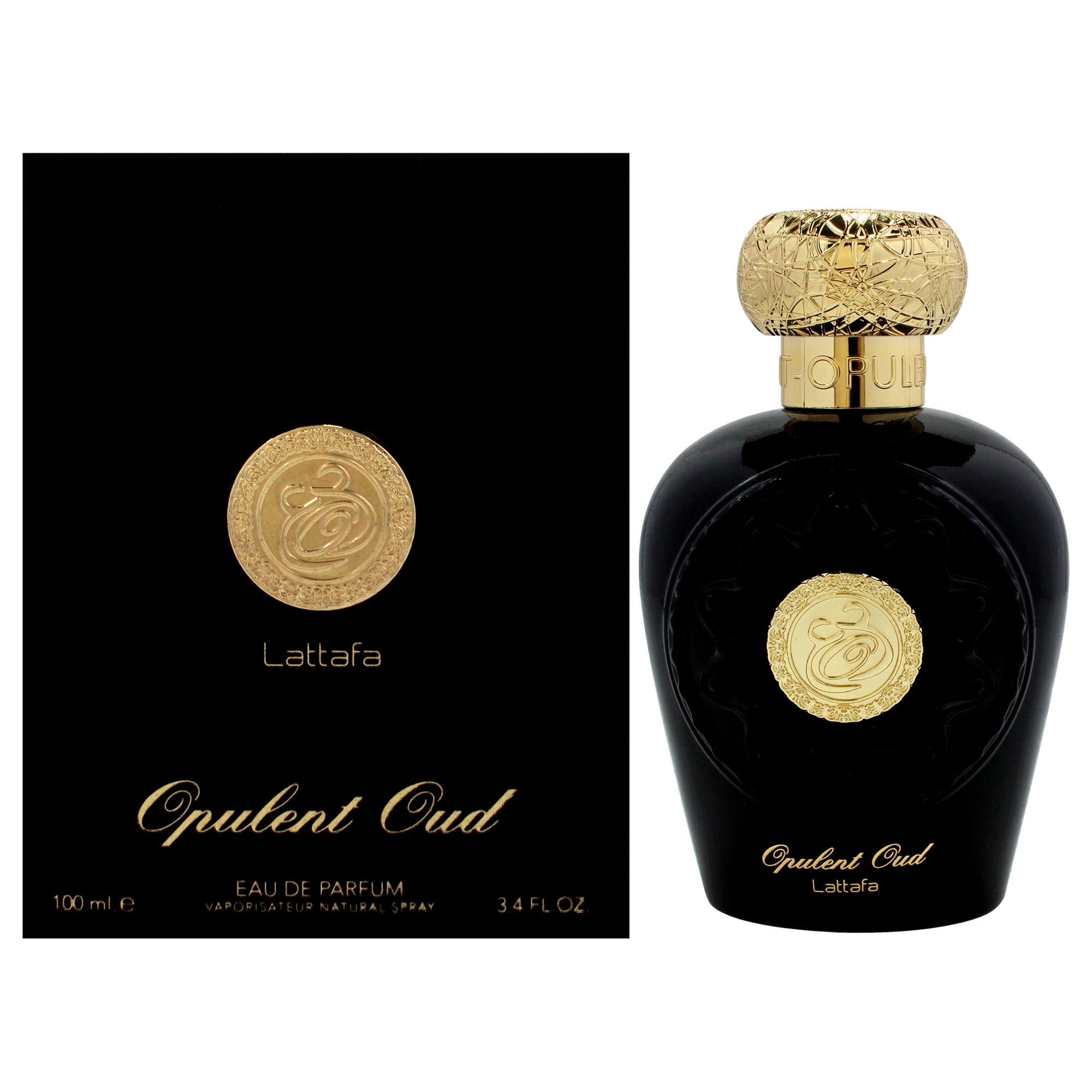 Opulent - Oud by Lattafa for Unisex - 3.4 oz EDP Spray