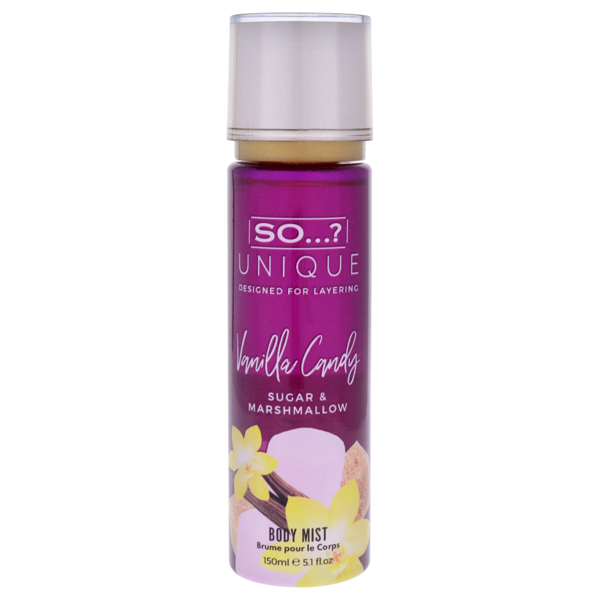 Unique Body Mist - Vanilla Candy by So…? for Women - 5.1 oz Body Mist