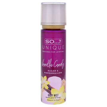 Unique Body Mist - Vanilla Candy by So…? for Women - 5.1 oz Body Mist