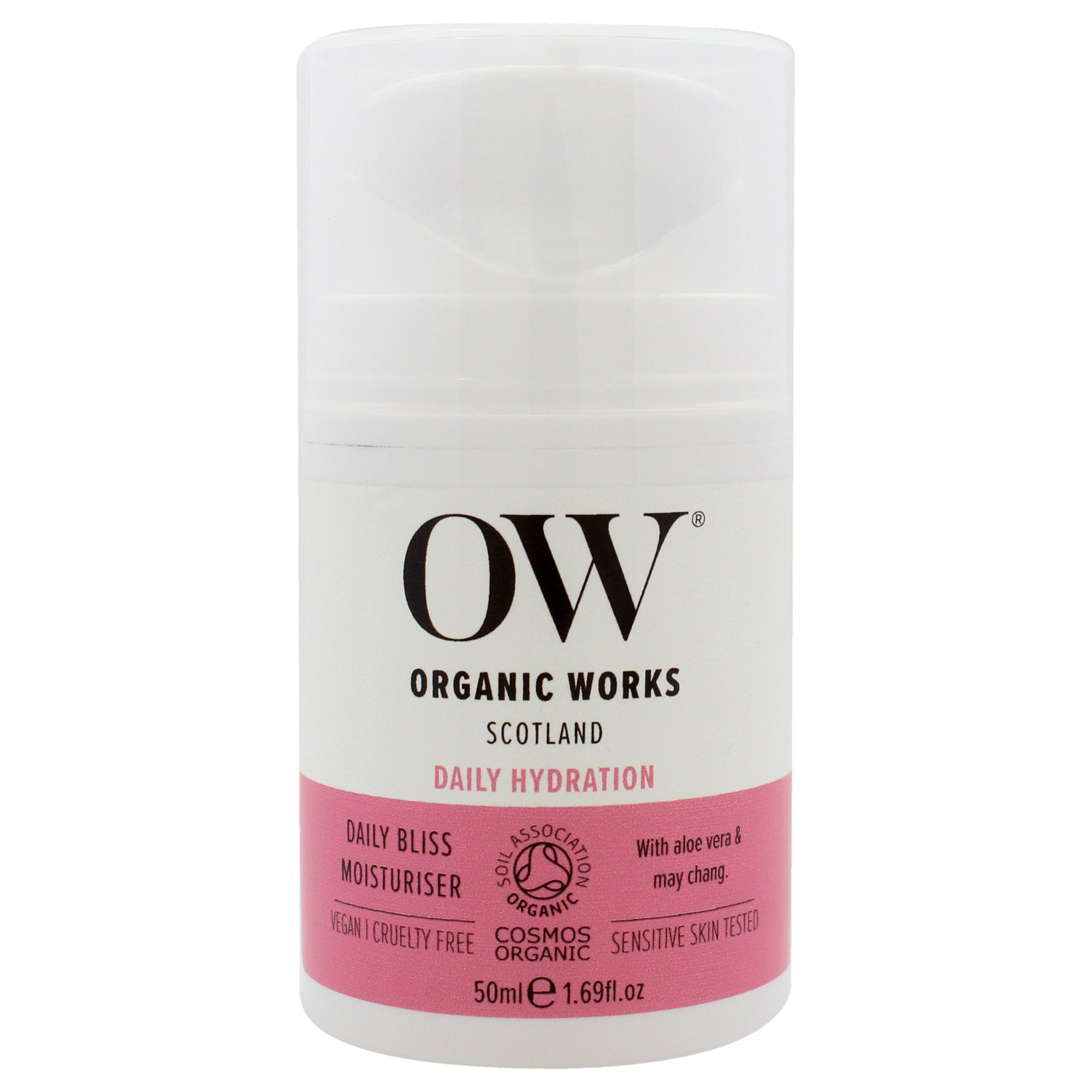 Daily Hydration Daily Bliss Moisturiser by Organic Works for Unisex - 1.69 oz Cream