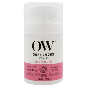 Daily Hydration Daily Bliss Moisturiser by Organic Works for Unisex - 1.69 oz Cream