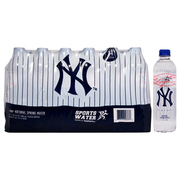 Yankees Water Bottle - Pet Material by Yankees for Unisex - 24 x 16.9 oz Water