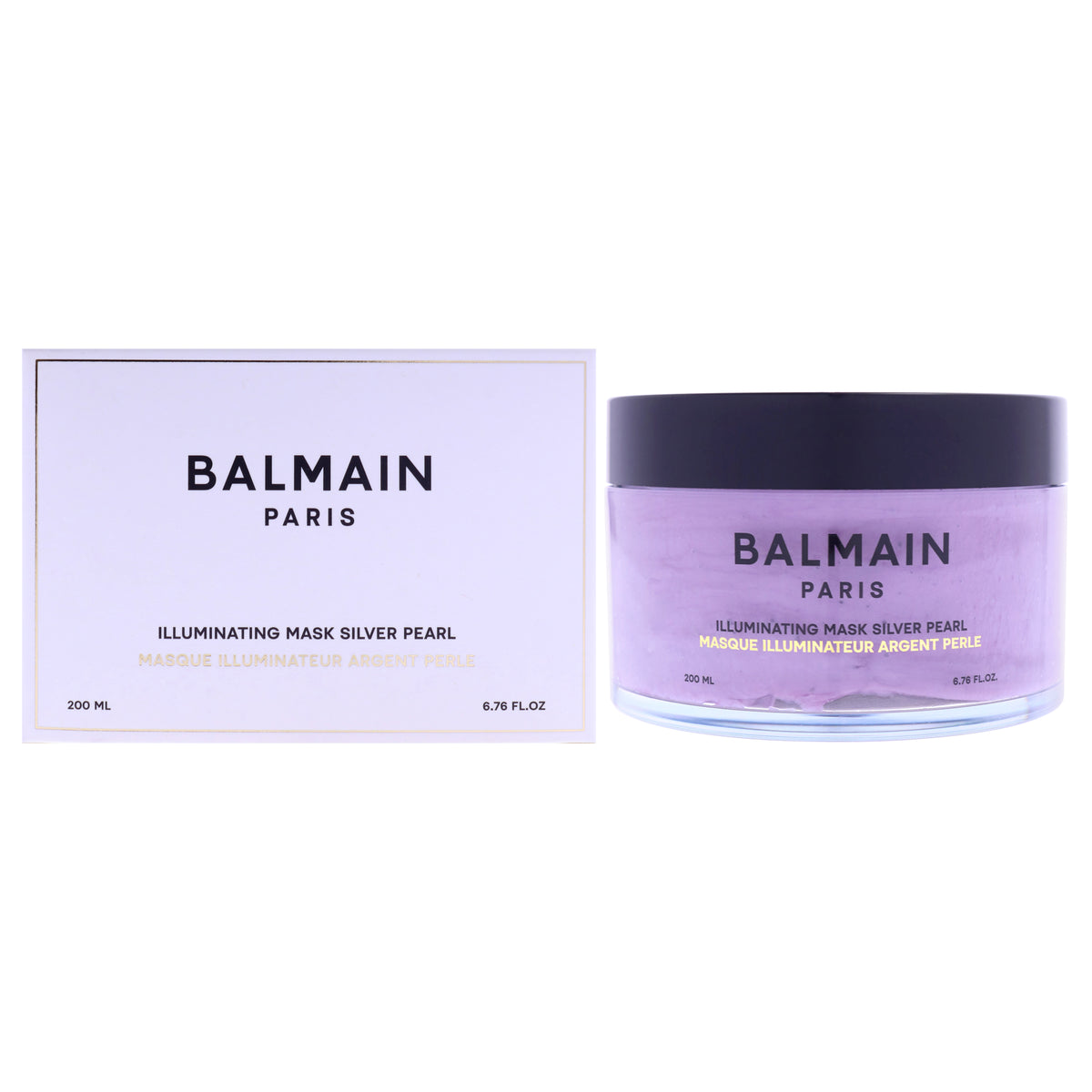 Illuminating Mask - Silver Pearl by Balmain Hair Couture for Women - 6.76 oz Mask