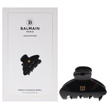 Cellulose Acetate Pince a Cheveux Small - Black by Balmain Hair Couture for Women - 1 Pc Hair Clip