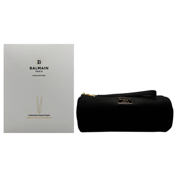 Cordless Straightener by Balmain Hair Couture for Women - 2 Pc Flat Iron, Pouch