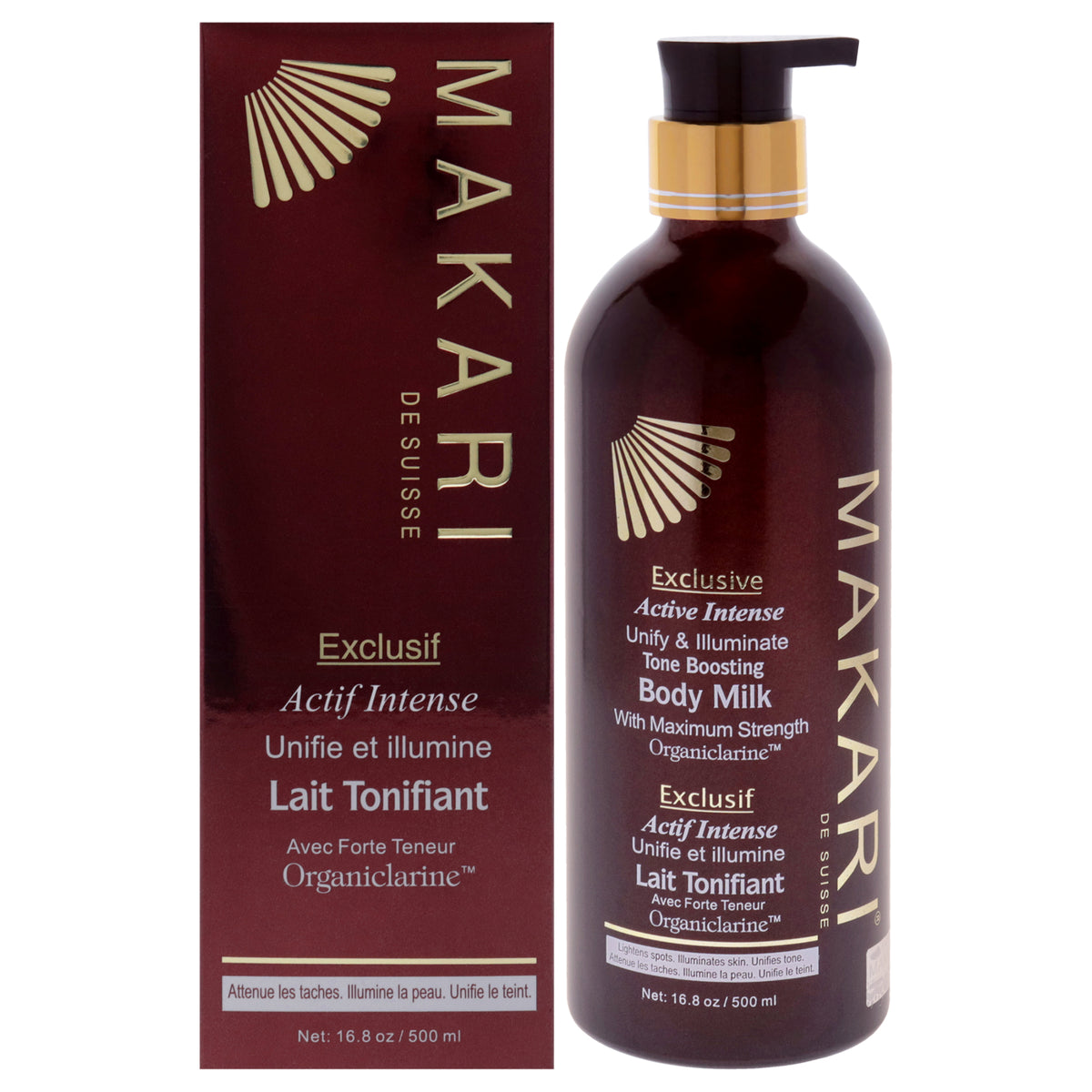 Exclusive Tone Boosting Body Milk by Makari for Women - 16.8 oz Body Milk