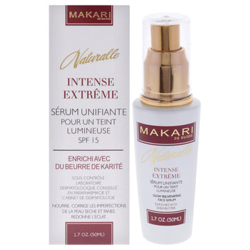 Intense Extreme Glow Rejuvenating Face Serum SPF 15 by Makari for Women - 1.7 oz Serum