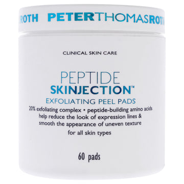 Peptide Skinjection Exfoliating Peel Pads - All Skin Types by Peter Thomas Roth for Unisex - 60 Pc Pads