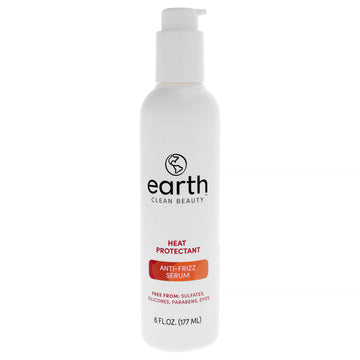 Anti-Frizz Serum With Heat Protectant by Earth for Unisex - 6 oz Treatment