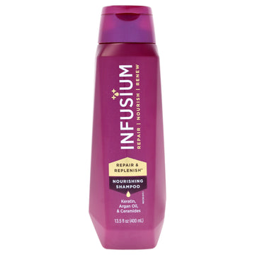 Repair and Replenish Nourishing Shampoo by Infusium for Unisex - 13.5 oz Shampoo