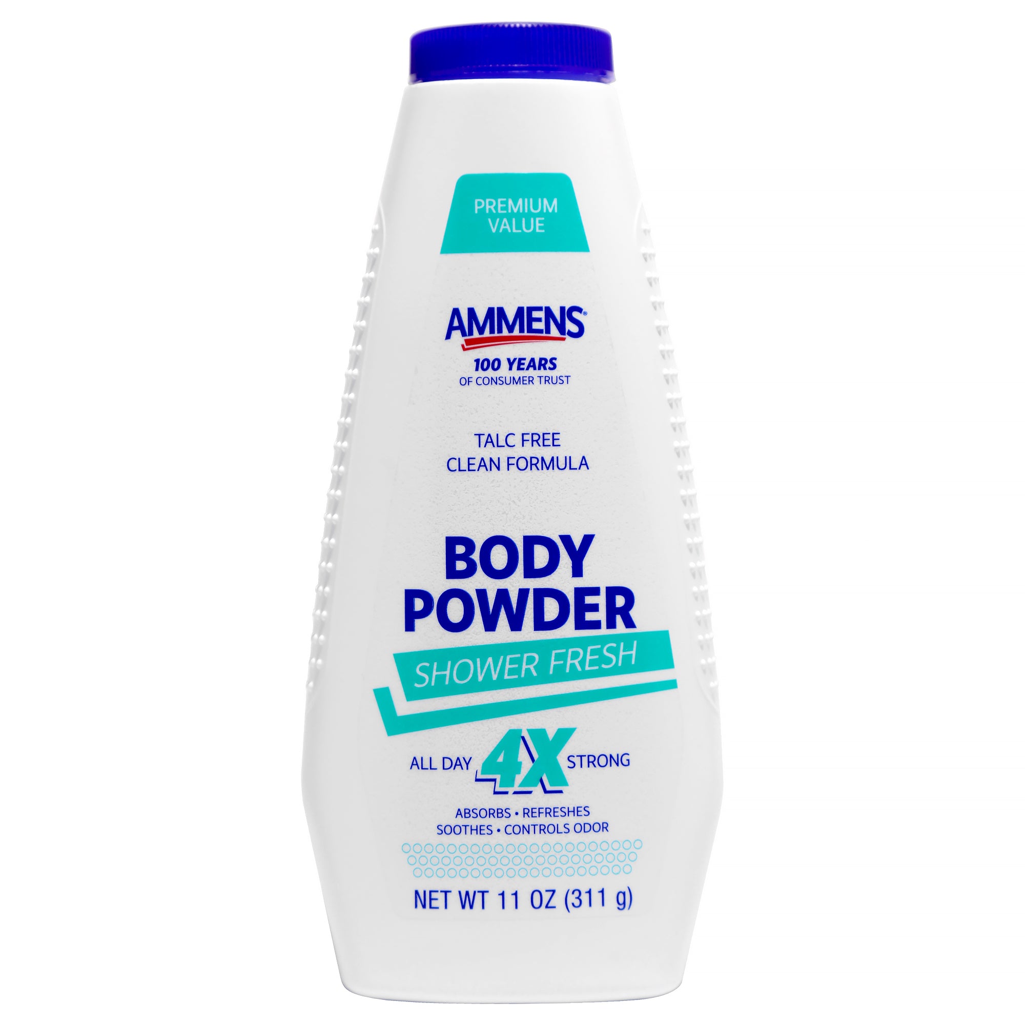 Body Powder - Shower Fresh by Ammens for Unisex - 11 oz Powder