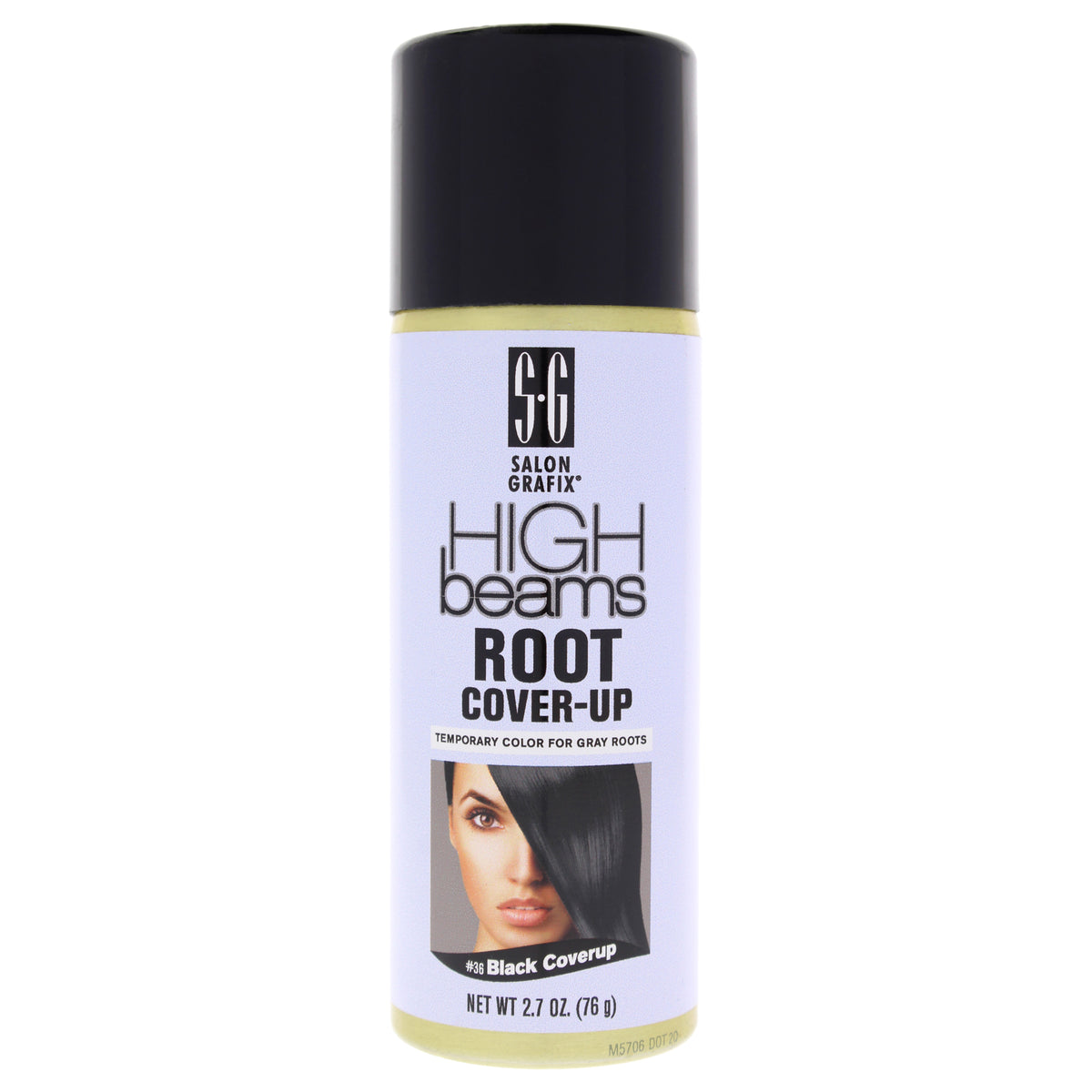 High Beams Root Cover-Up Temporary Spray - 36 Black by Salon Grafix for Unisex - 2.7 oz Hair Color