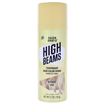 High Beams Intense Temporary Spray - 50 Blonde by Salon Grafix for Unisex - 2.7 oz Hair Color