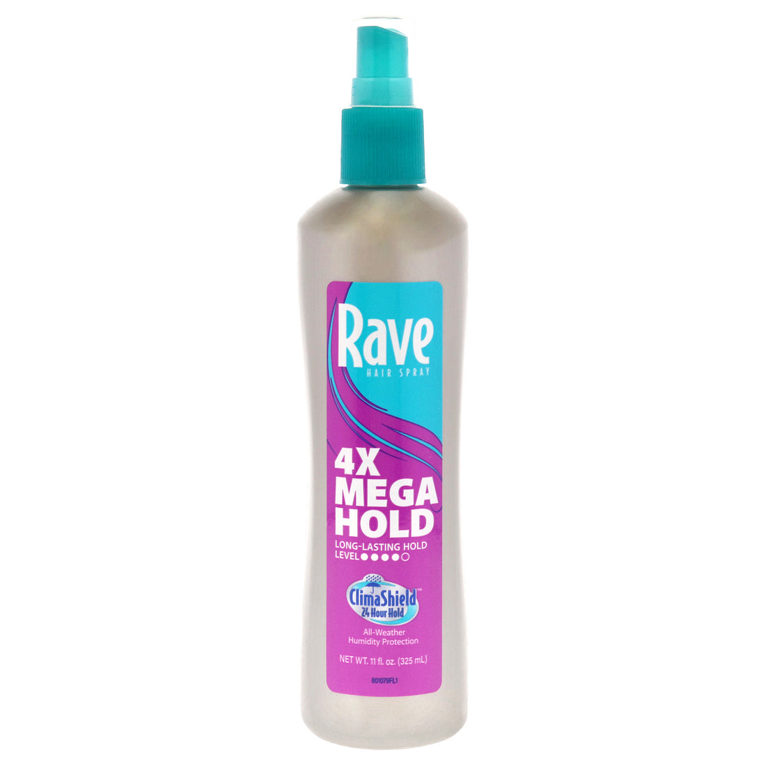 4X Mega Hold Hairspray by Rave for Unisex - 11 oz Hair Spray