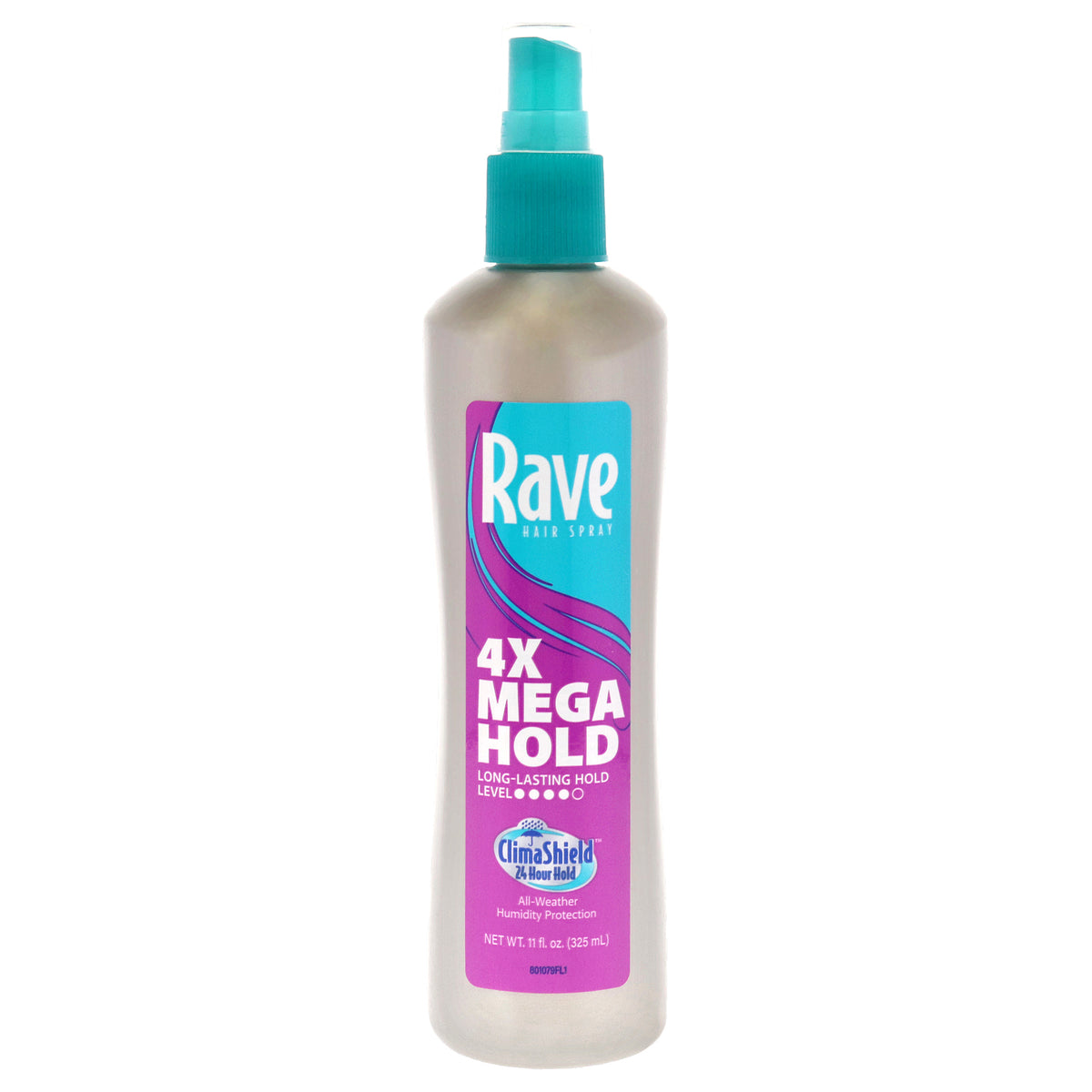 4X Mega Hold Hairspray by Rave for Unisex - 11 oz Hair Spray
