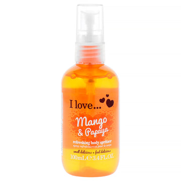 Refreshing Body Spritzer - Mango and Papaya by I Love Cosmetics for Women - 3.4 oz Body Spray
