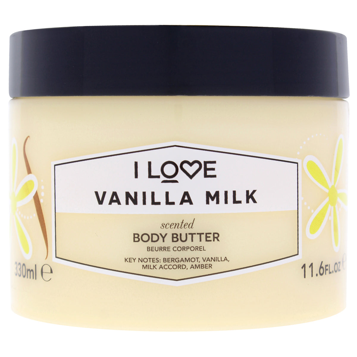 Scented Body Butter - Vanilla Milk by I Love Cosmetics for Women - 11.6 oz Body Butter