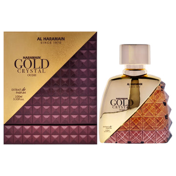 Gold Crystal - Oudh by Al Haramain for Unisex - 3.33 oz EDP Spray