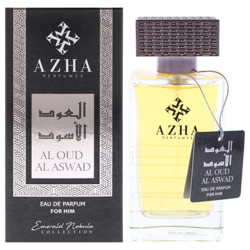 Emerald Nebula Collection - Al Oud Al Aswad by Azha for Men - 3.3 oz EDP Spray