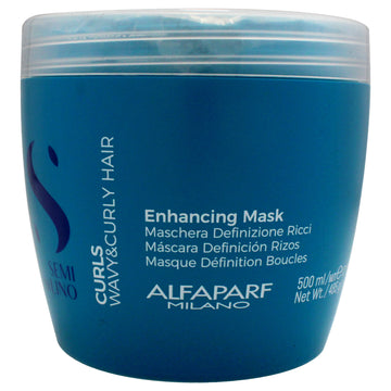 Semi Di Lino Curls Enhancing Mask by Alfaparf Milano for Unisex - 16.9 oz Mask