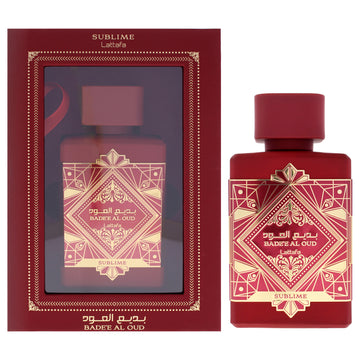 Badee Al Oud Collection - Sublime by Lattafa for Unisex - 3.4 oz EDP Spray