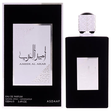 Asdaaf Ameer Al Arab by Lattafa for Men - 3.4 oz EDP Spray