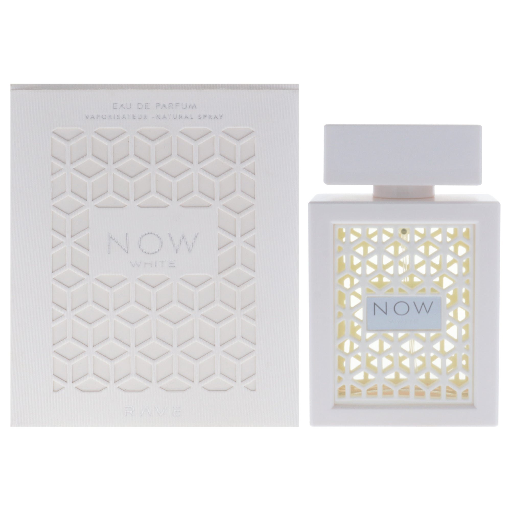 Rave Now White by Lattafa for Unisex - 3.4 oz EDP Spray