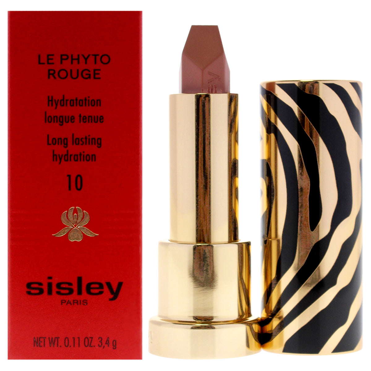 Le Phyto Rouge Lipstick - 10 Beige Jaipur by Sisley for Women - 0.11 oz Lipstick