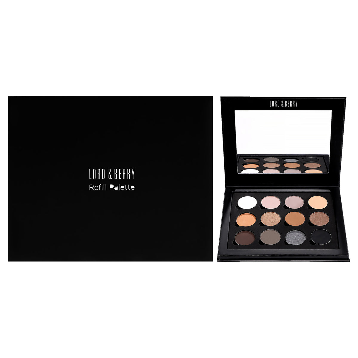 Nude Basic Palette by Lord and Berry for Women - 0.84 oz Makeup (Refillable)