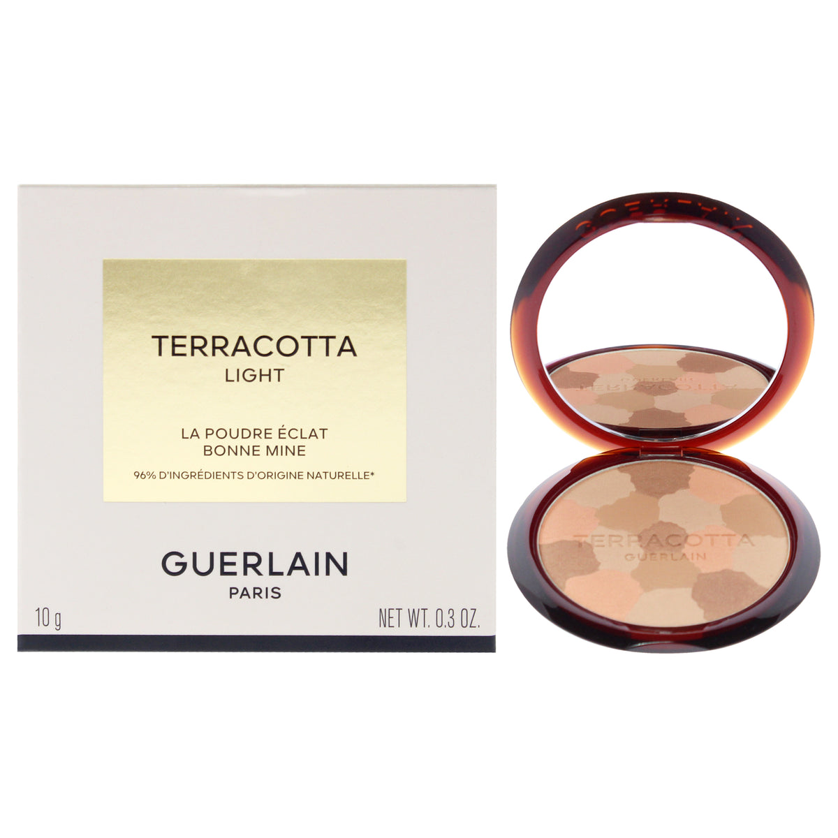 Terracotta Light The Sun Kissed Healthy Glow Powder - 01 Light Warm by Guerlain for Women - 0.3 oz Powder (Refillable)