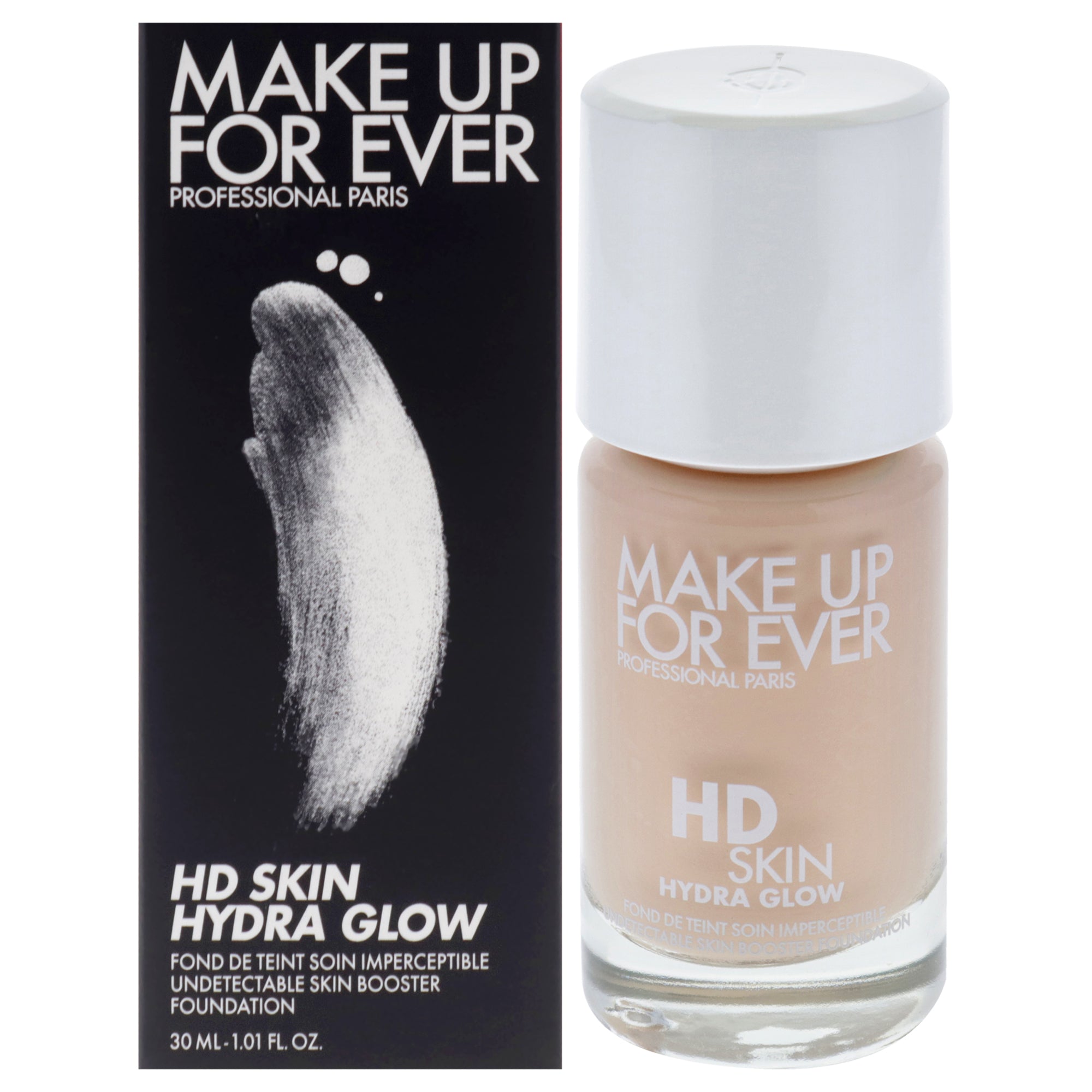 HD Skin Hydra Glow - 1R02 Cool Alabaster by Make Up For Ever for Women - 1.01 oz Foundation