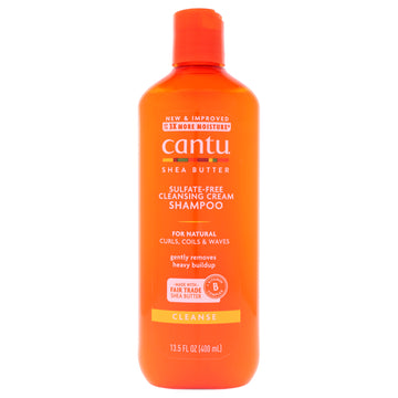 Shea Butter Sulfate free Cleansing Cream Shampoo by Cantu for Unisex - 13.5 oz Shampoo