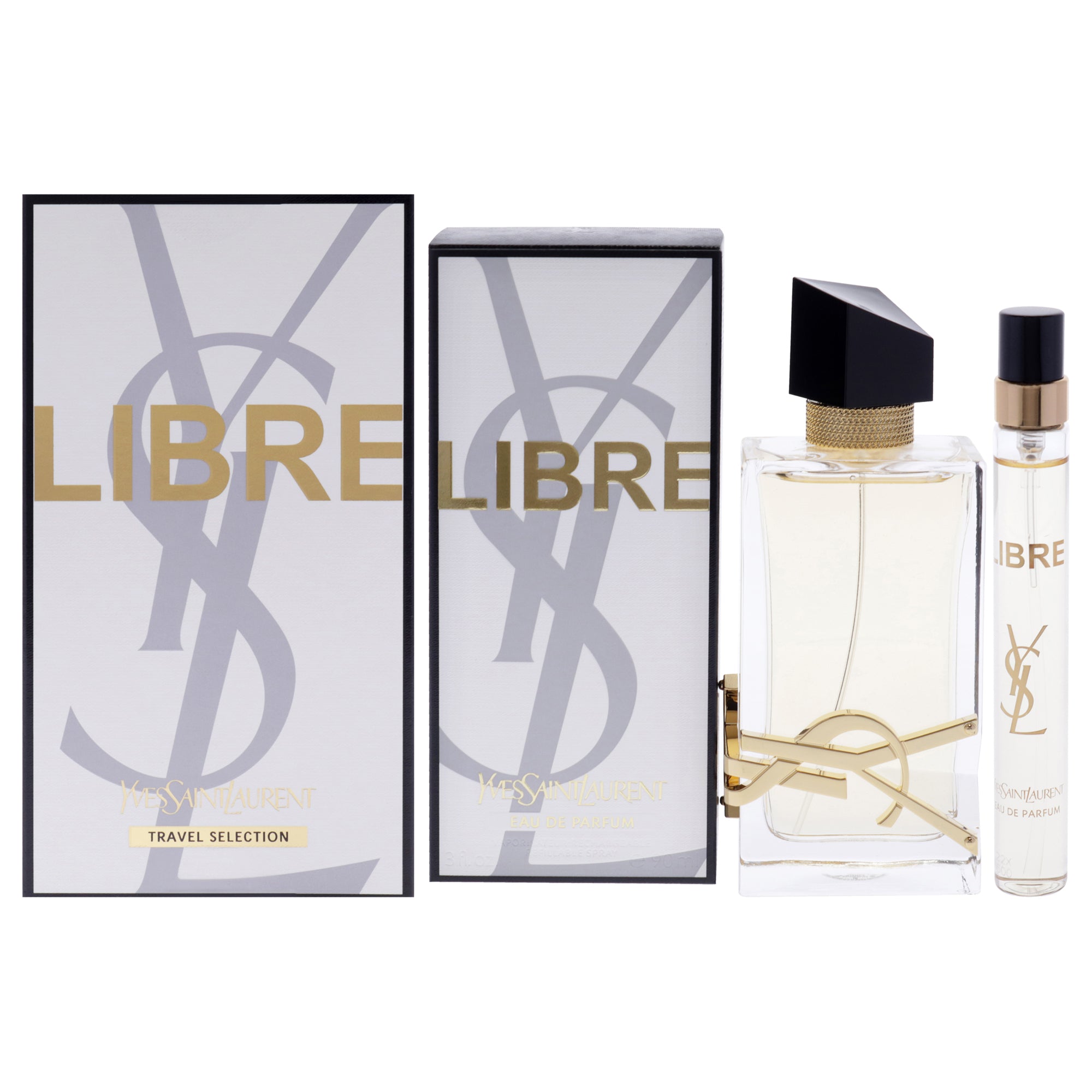 Libre by Yves Saint Laurent for Women - 2 Pc Gift Set 3oz EDP Spray, 0.33oz EDP Spray (Mini)