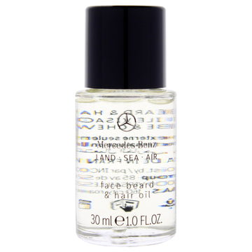 Mercedes Benz Land Sea Air Face Beard and Hair Oil by Mercedes-Benz for Men - 1 oz Oil (Unboxed)