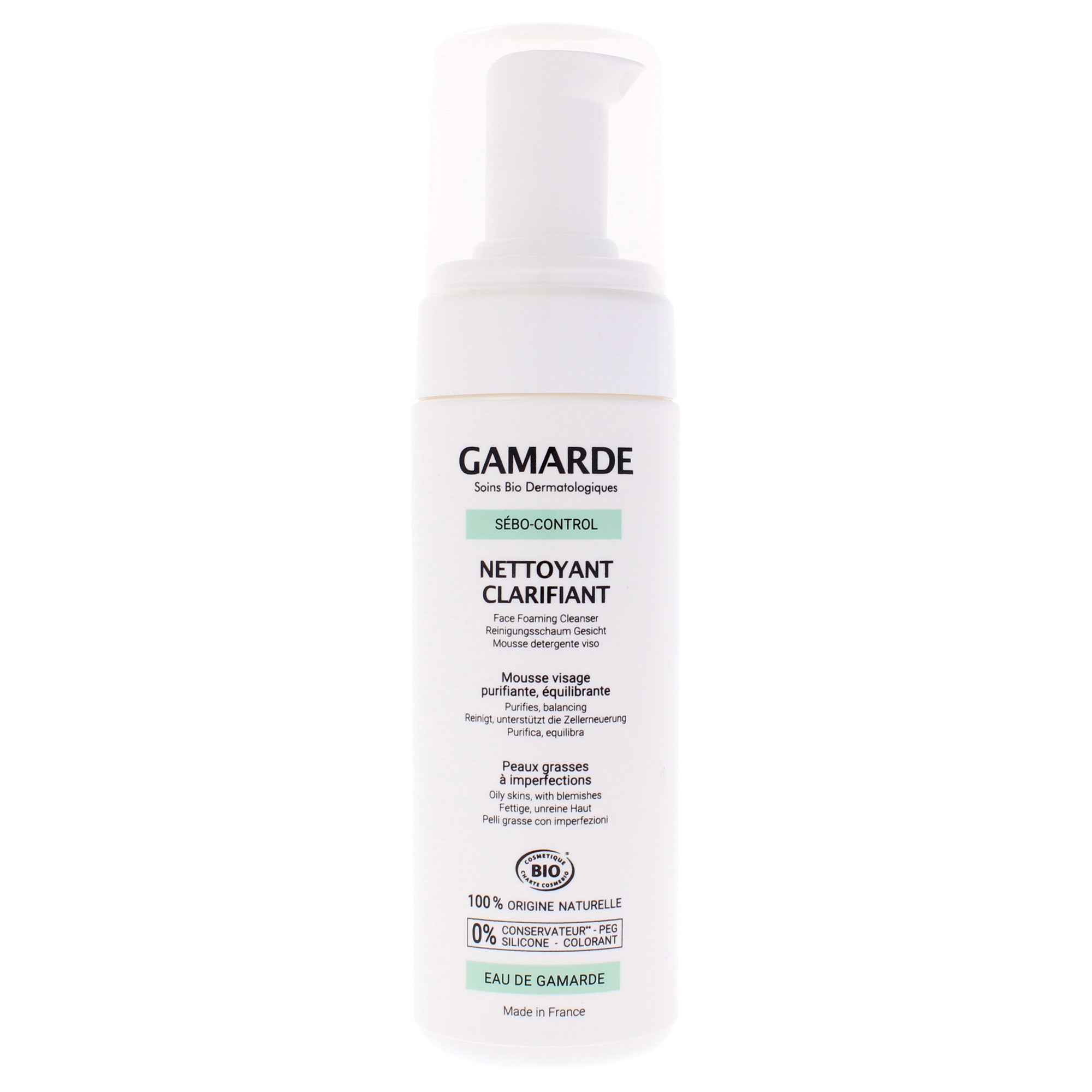 Face Foaming Cleanser by Gamarde for Women - 5.4 oz Cleanser