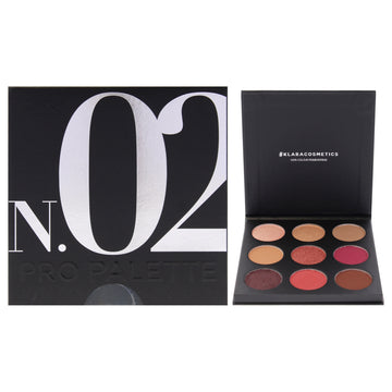 Pro Eyeshadow Palette - N.02 by Klara for Women - 0.38 oz Eye Shadow