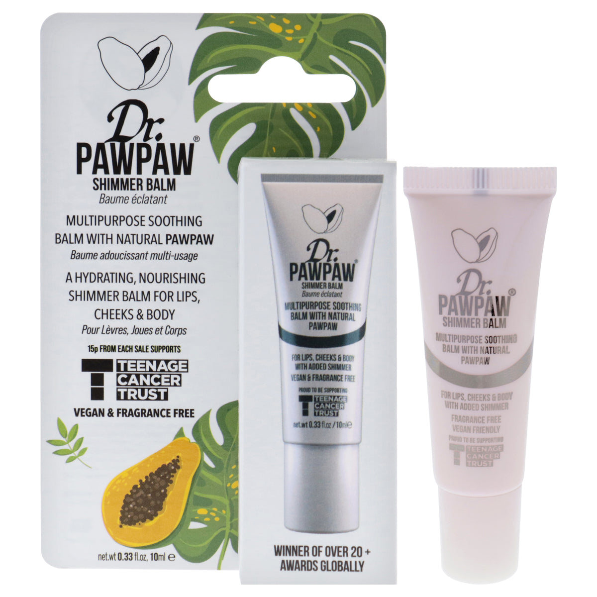 Multipurpose Soothing Balm - Shimmer by Dr. PawPaw for Women - 0.33 oz Makeup