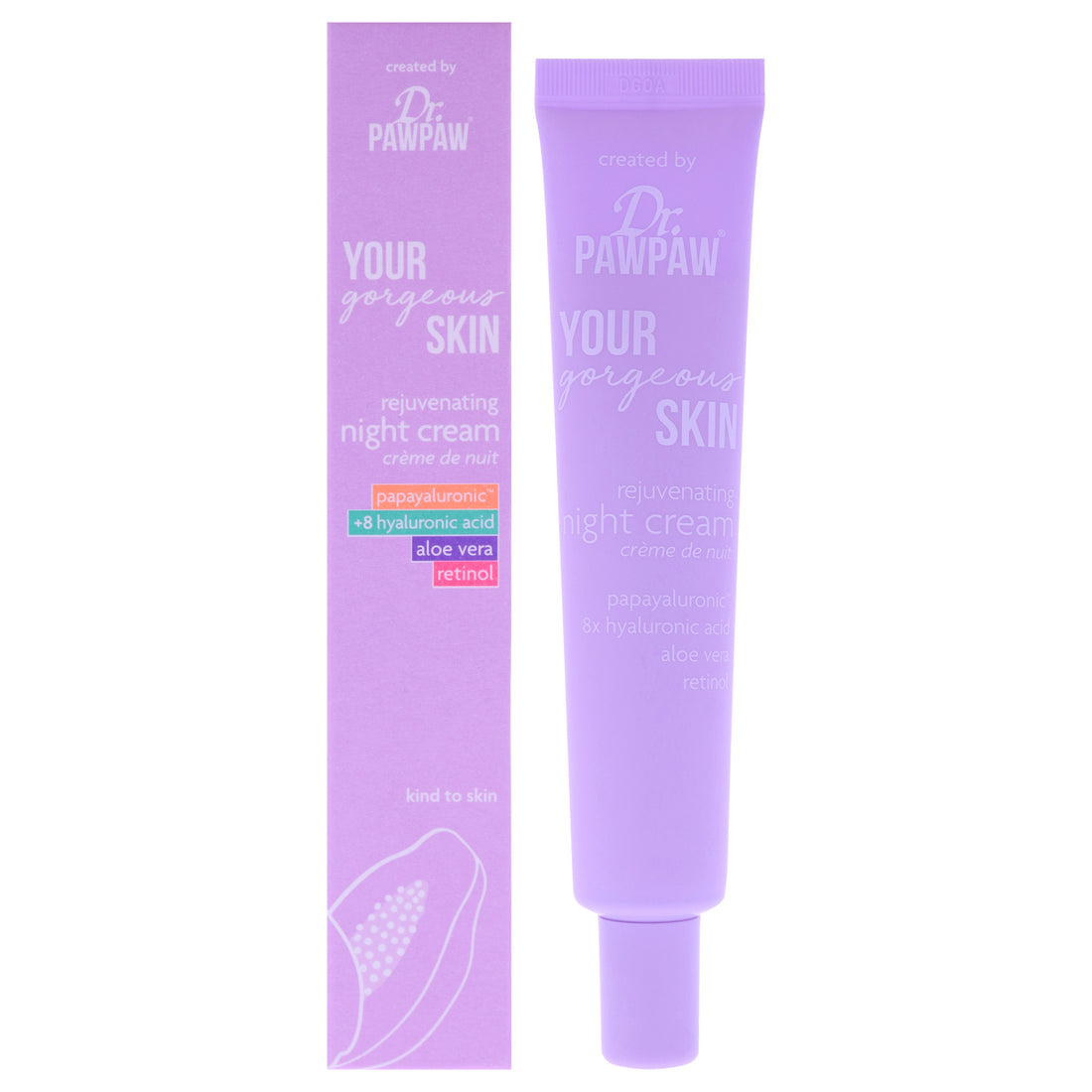 Your Gorgeous Skin Rejuvenating Night Cream by Dr. PawPaw for Unisex - 1.52 oz Cream