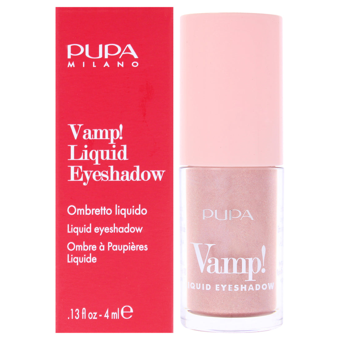 Vamp! Liquid Eyeshadow - 002 Golden Rose by Pupa Milano for Women - 0.13 oz Eye Shadow