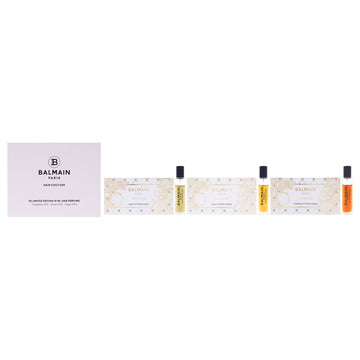 1974 Hair Perfume Limited Edition by Balmain Hair Couture for Unisex - 3 Pc 0.051oz Cardamom Hair Perfume, 0.051oz Vetiver Hair Perfume, 0.051oz Ginger Hair Perfume