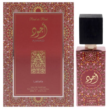 Ajwad - Pink To Pink by Lattafa for Women - 2.04 oz EDP Spray